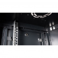 Шкаф 19" телекоммуникационный настенный,  18U 901x600х450 мм, дверь металл, черный